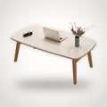 Table basse japonaise pliable blanche