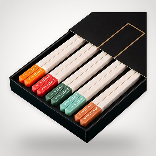 Baguettes japonaises colorées – coffret cadeau