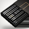 Baguettes japonaises noires – coffret cadeau