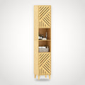 Colonne salle de bain en bambou – meuble zen