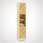 Colonne salle de bain en bambou – meuble zen