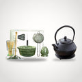 Pack cérémonie du thé japonaise : matcha et fonte