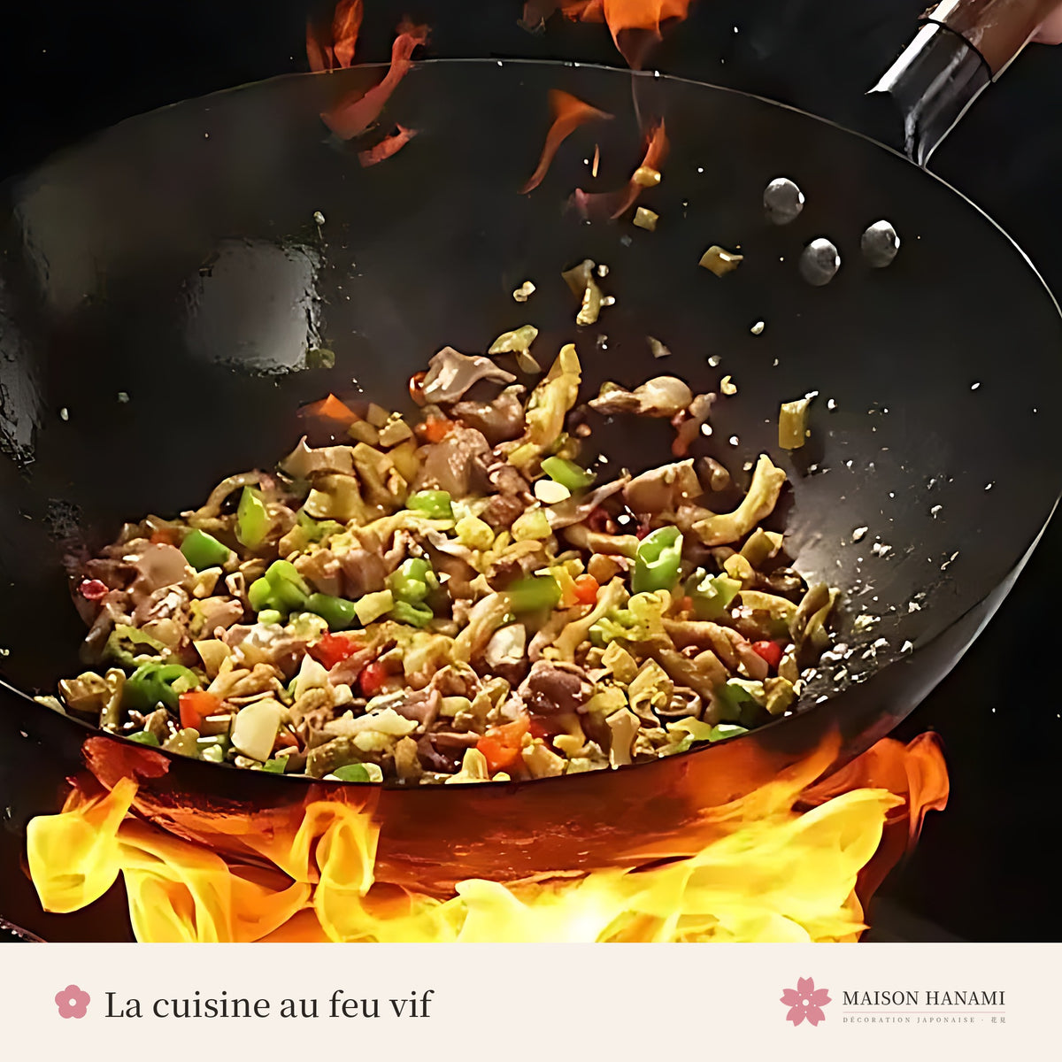 Wok japonais traditionnel en fer forgé – photo 2