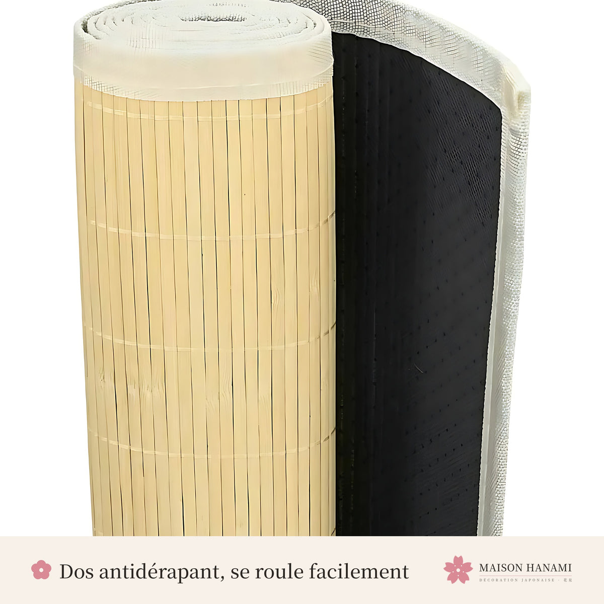Tapis japonais en bambou – tapis de salon – photo 3