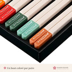 Baguettes japonaises colorées – coffret cadeau – photo 3