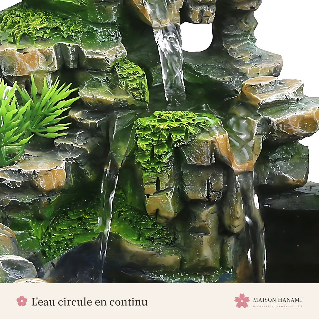Fontaine zen d'intérieur – fontaine japonaise bonsaï – photo 3