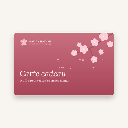 Carte cadeau Maison Hanami