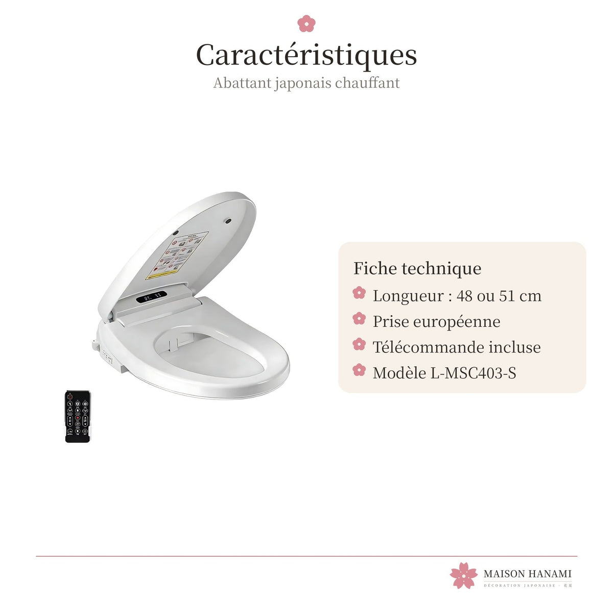 Abattant WC japonais lavant et chauffant – photo 5