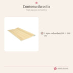 Tapis japonais en bambou – tapis de salon – photo 6