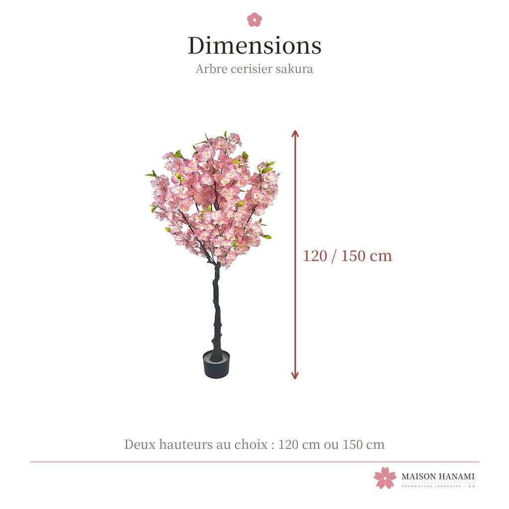 Cerisier japonais artificiel – arbre sakura en pot – photo 5
