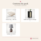 Pack chambre japonaise 2 personnes : contenu du pack