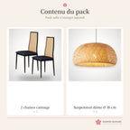 Pack salle à manger japandi : contenu du pack