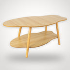 Table basse nuage en bois